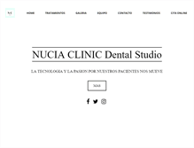 Tablet Screenshot of nuciaclinic.com